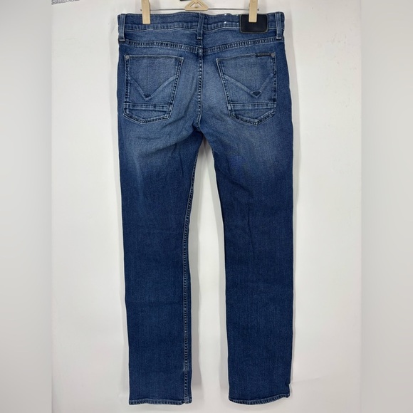 NWOT Hudson Men’s Byron Straight Leg Jeans in Genn Wash Blue 32 - Picture 3 of 3